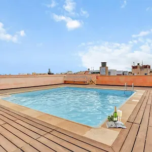 Ancla Pool On Roof Top , Corralejo Spagna